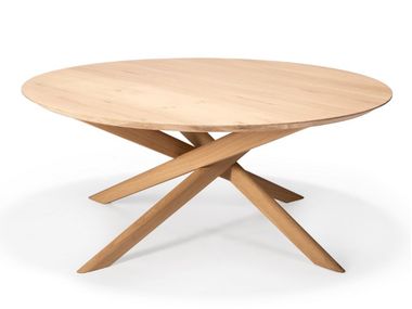 Round oak coffee table MIKADO Ethnicraft