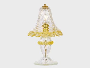 Handmade Murano glass table lamp OLIMPO Sogni Di Cristallo