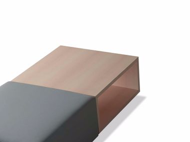 ONDA Wood veneer coffee table By Sedex | design Marco Maran