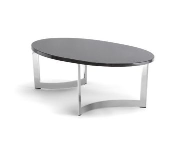 Mesa de centro oval de metal HUGO Tirolo