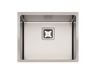 Single stainless steel sink P1B 5545 Q F-SF Fulgor Milano