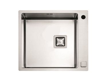 Single stainless steel sink P1B 5651 QA F-SF Fulgor Milano