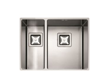 1 1/2 bowl stainless steel sink P2B 5343 Q U Fulgor Milano
