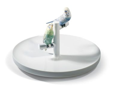 Obstteller aus Porzellan PARROT ROMANCE Lladró