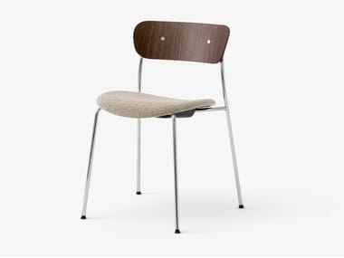 Stackable chair with integrated cushion PAVILION AV3