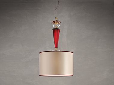 Pendant lamp with Swarovski® Crystals MUSEUM S1 Euroluce Lampadari