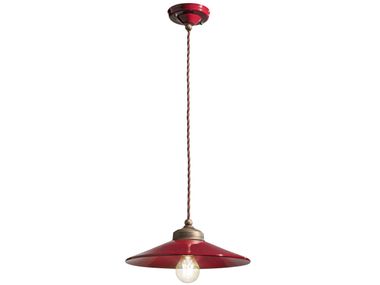 Ceramic pendant lamp COLORS FERROLUCE