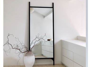 Specchio da terra rettangolare in mogano con cornice MAHOGANY PI Ethnicraft