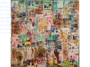 Quadro in legno Pin Up NOVOCUADRO ART COMPANY