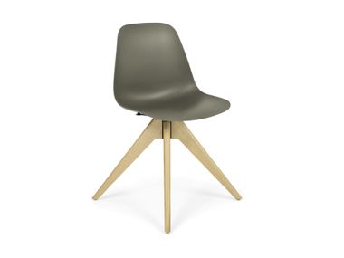 Swivel polypropylene chair POLA LIGHT R WP Crassevig