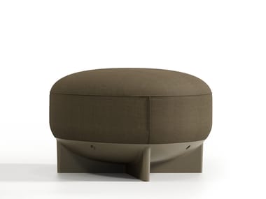 Sectional upholstered fabric pouf TO-GO