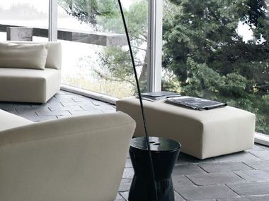 Fabric pouf with removable lining ITACA Verzelloni