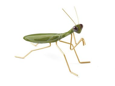 Ceramic decorative object PRAYING MANTIS GREEN Mambo Unlimited Ideas