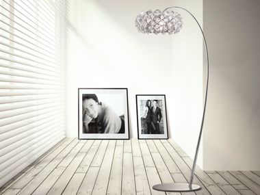 Floor lamp with crystals PRISMA 821 Patrizia Volpato