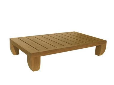 Wooden coffee table FUGU Il Giardino di Legno