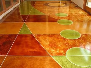 Color for concrete flooring DYE COLOR