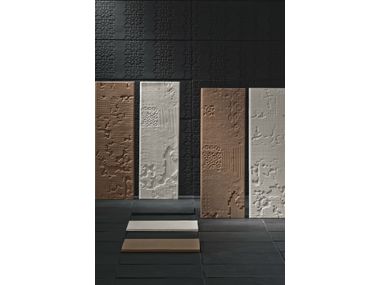 BAS-RELIEF CLOUD NERO Indoor porcelain stoneware wall/floor tiles By ...