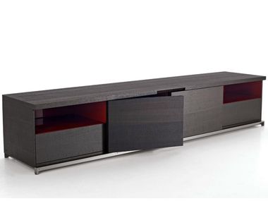 Wooden sideboard with doors MIDA Maxalto