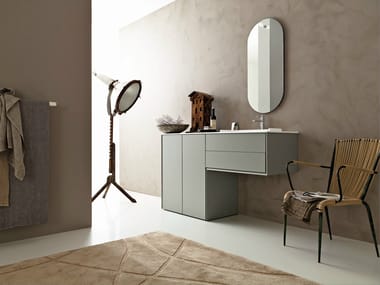 NOVELLO, LIBERA 3D - COMPOSIZIONE L11 Mobile lavabo con specchio