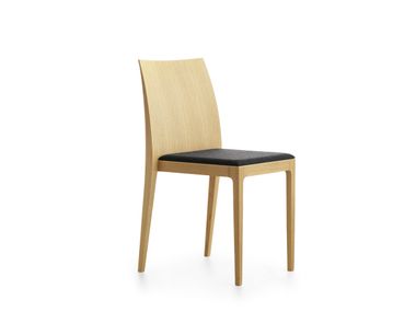 Stackable upholstered wooden chair ANNA RS Crassevig