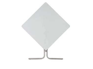 Folding square laminate garden table ZETA | Square table