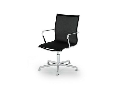 Height-adjustable office chair with 5-spoke base ELLE EXECUTIVE FANTONI
