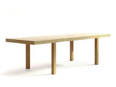 Rectangular wooden table CAMPING TABLE 250 BIS Quinze & Milan