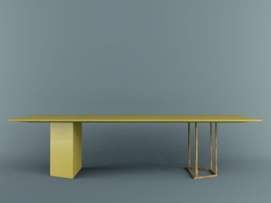 Rectangular dining table PLINTO Meridiani