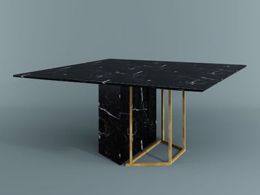 Square dining table PLINTO Meridiani