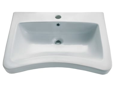 Lavabo suspendu en porcelaine STYLE 47 | Lavabo