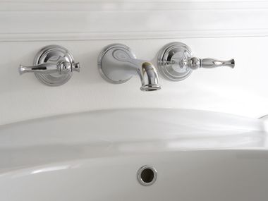 Rubinetto per lavabo a 3 fori a muro LAUREN GRAFF