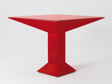 Square metal table METTSASS BD Barcelona