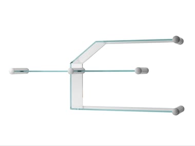 Libreria / mensola in vetro TRANSISTOR Tonelli Design