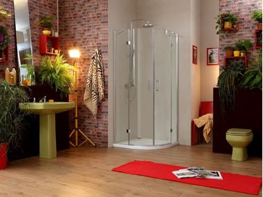 Box doccia angolare rettangolare STILE LIBERO A By MEGIUS