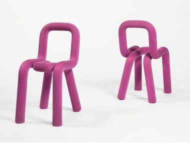 Stuhl aus Stoff mit abnehmbarem Bezug BOLD | Stuhl Moustache