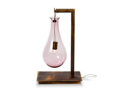 Tischleuchte aus Muranoglas PETITE DROP Veronese