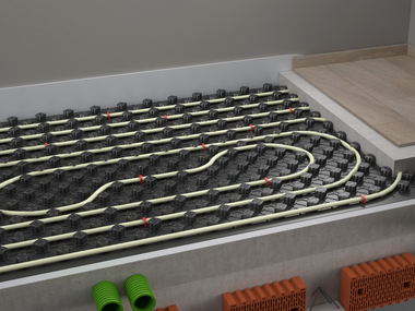 RADIANTE CIVILE Radiant floor panel By IDROSISTEMI