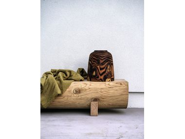 PURE Cedarwood bench By Riva 1920 | design Matteo Thun