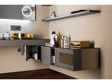 QAMAR - Composizione 2 Sectional vanity unit By INDA® | design Sergio ...