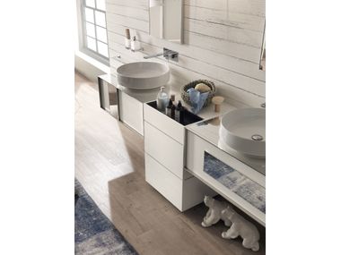QAMAR - Composizione 4 Sectional vanity unit By INDA® | design Sergio ...