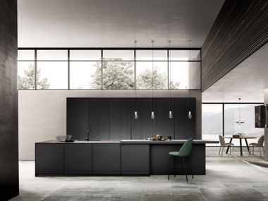 Kitchen with island QUADRA 01 Pedini