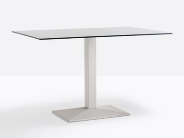 Rectangular bistro side table QUADRA 4570 Pedrali