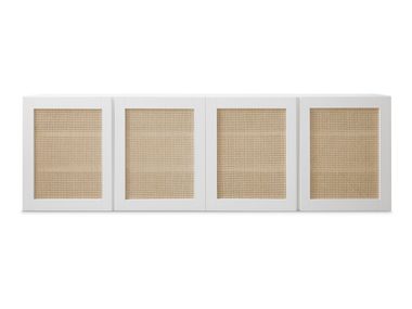 Sideboard with Vienna straw doors QUISISANA LOW DOM Edizioni