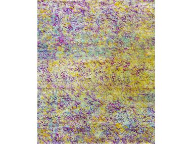 Rectangular wool and silk rug RAPTURE 1 Zollanvari