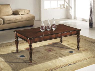 Rectangular solid wood coffee table ATHOS Arvestyle