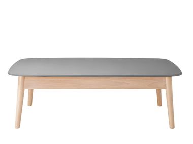 Rectangular wooden central coffee table LINO Sedex