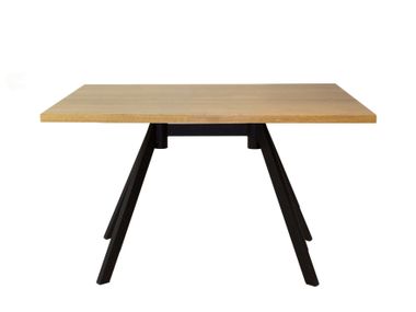 Rectangular steel and wood dining table IKEBANA Sedex