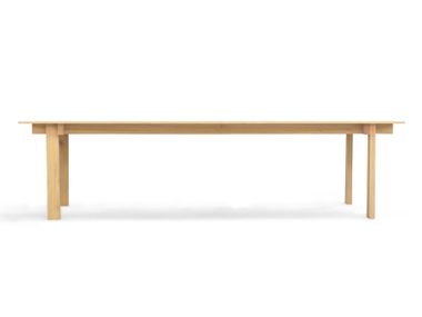 RIB Rectangular wooden table By Moca | design Steven Wittouck