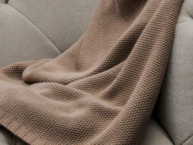 Cashmere throw RICE GRAIN FORMITALIA