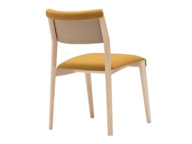 Solid wood chair with padded seat RIZO SI2040 Andreu World